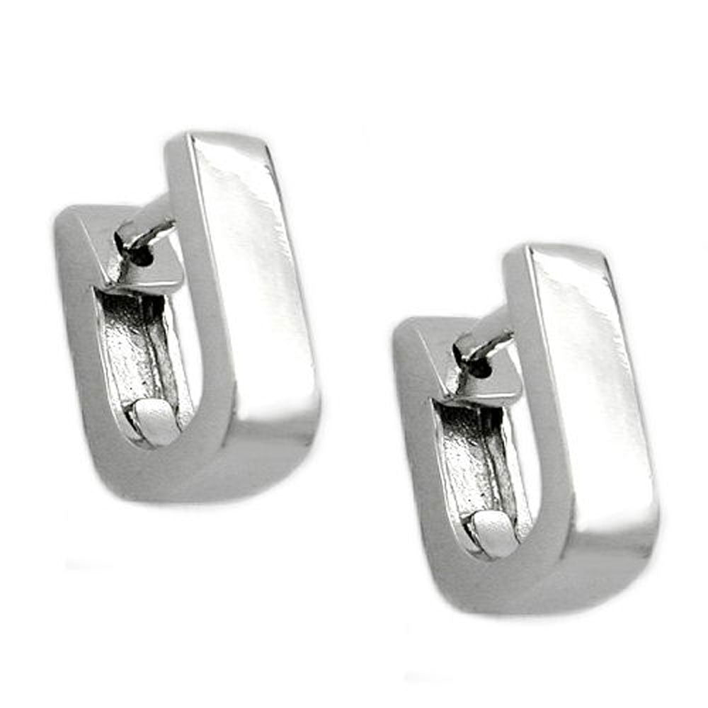 Creole, klein oval glänzend Silber 925