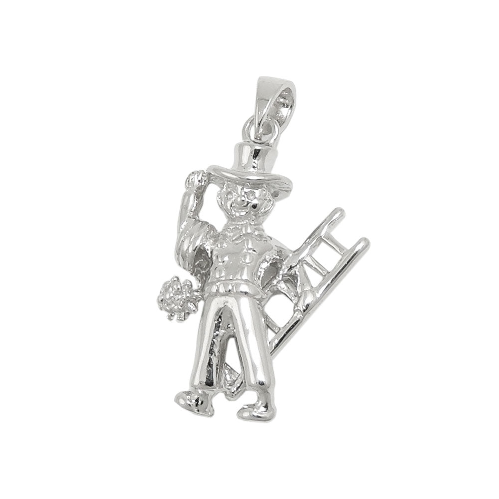 Anhänger verschiedene Größen Schornsteinfeger rhodiniert Silber 925