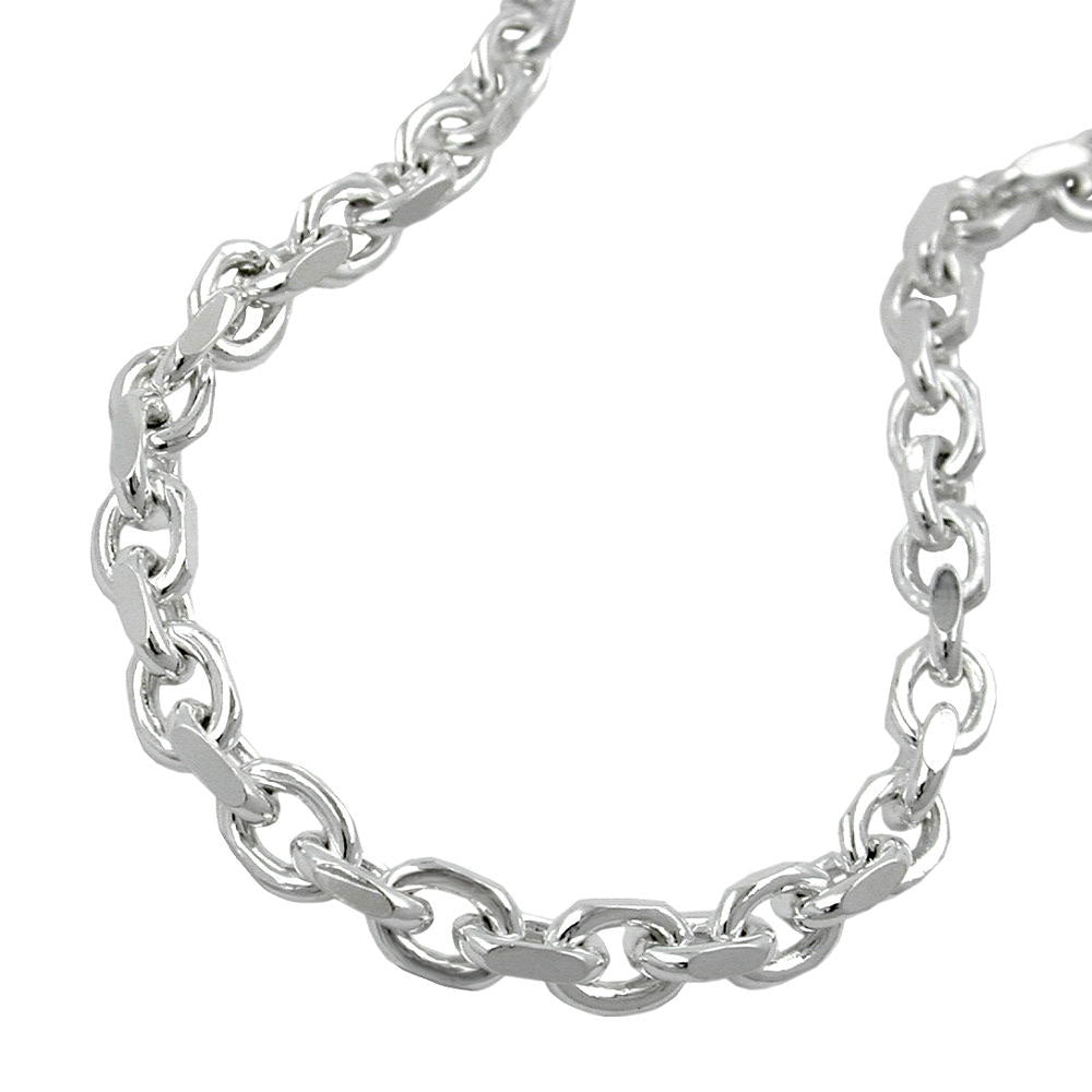 Armband Ankerkette glänzend aus 925er Silber, 3,5 mm