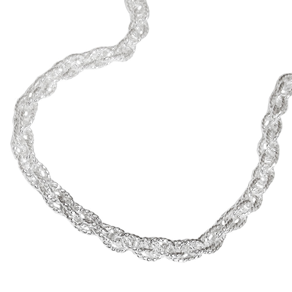 Kette Doppelanker 3 mm aus 925er Silber