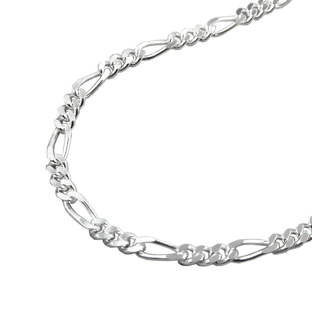 Kette Figarokette aus 925er Silber, 2 mm