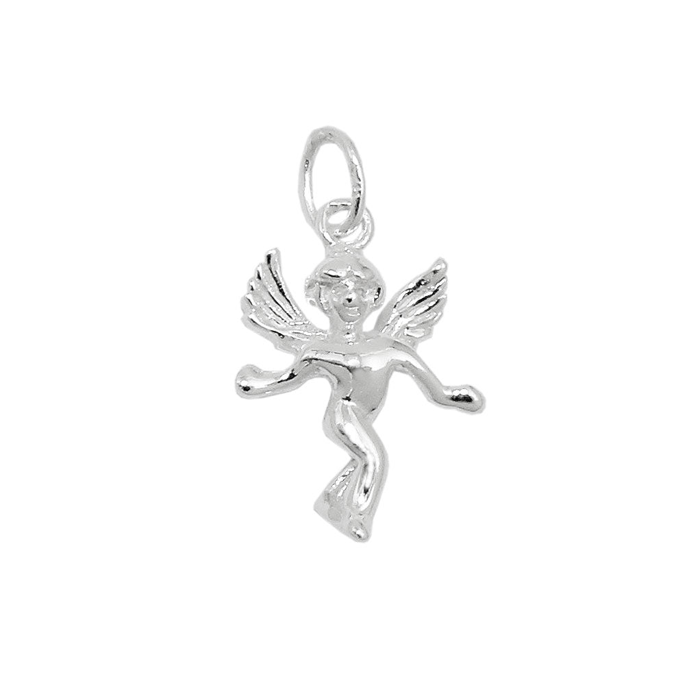 Anhänger hübscher Engel aus 925er Silber, 18 × 13 mm