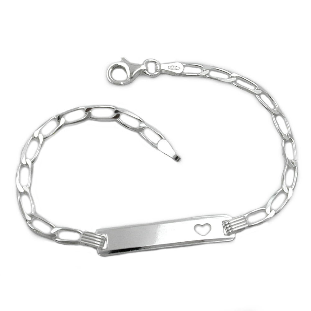 Schildband für Kinder, Silber 925