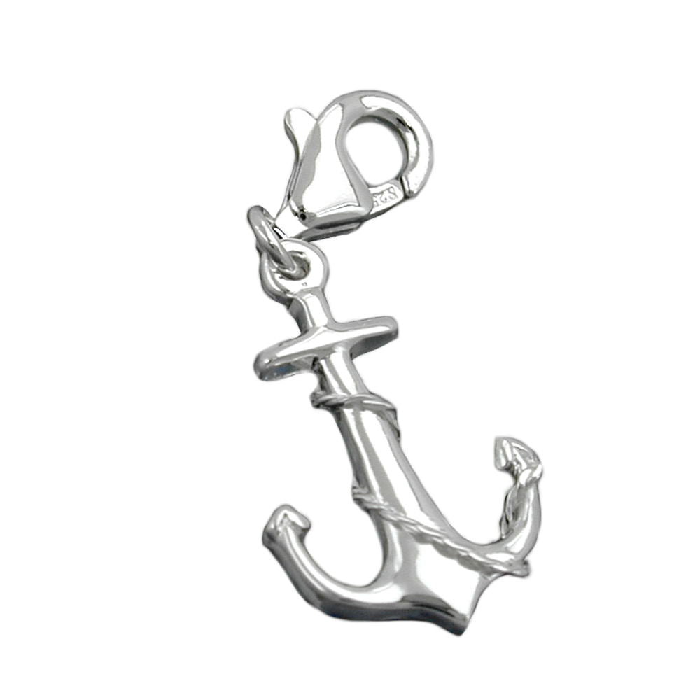 Anhänger, Charm Anker, Silber 925