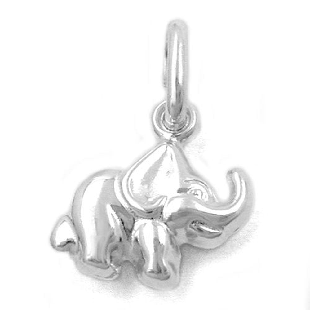 Anhänger, kleiner Elefant, Silber 925