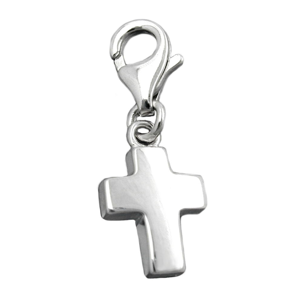 Anhänger, Charm kleines Kreuz Silber 925